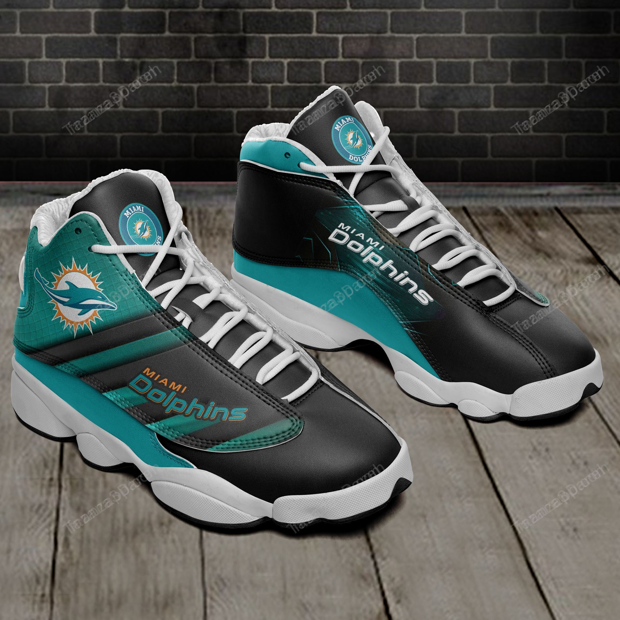 Miami Dolphins Air Jd13 Sneakers 704