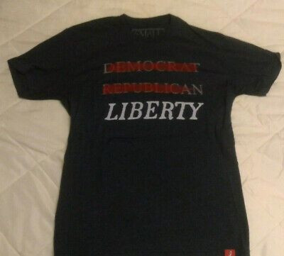 Democrat Republican Liberty Shirt 1776 United Founders Patriotic Sm Shirt