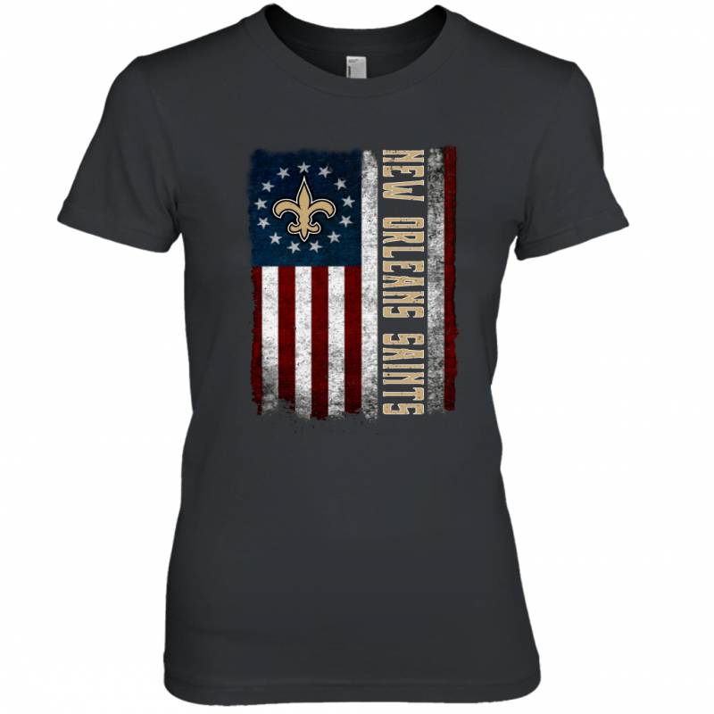 New Orleans Saints Betsy Ross Flag Women Tee