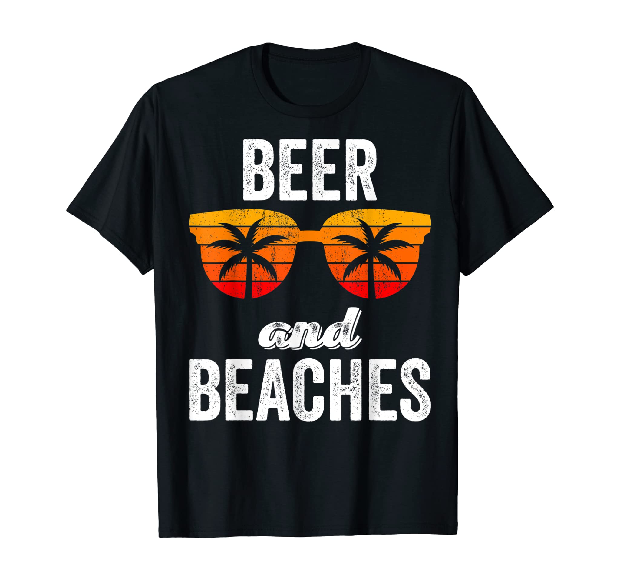 Beer And Beaches Hola Beaches Tank Top Vacay Funny Summer T-Shirt