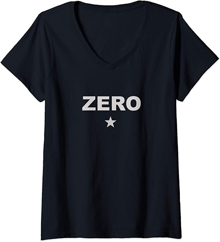 Womens Zero Star Mens Pumkin Smashing Vintage Retro Womens Gifts V-Neck T-Shirt