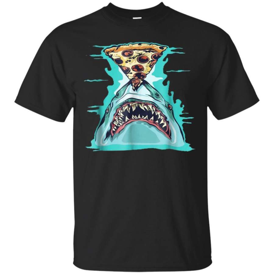 AGR Shark Eating Pizza T Shirt Kids Boys Food Lovers Awesome Te Jaq T-shirt