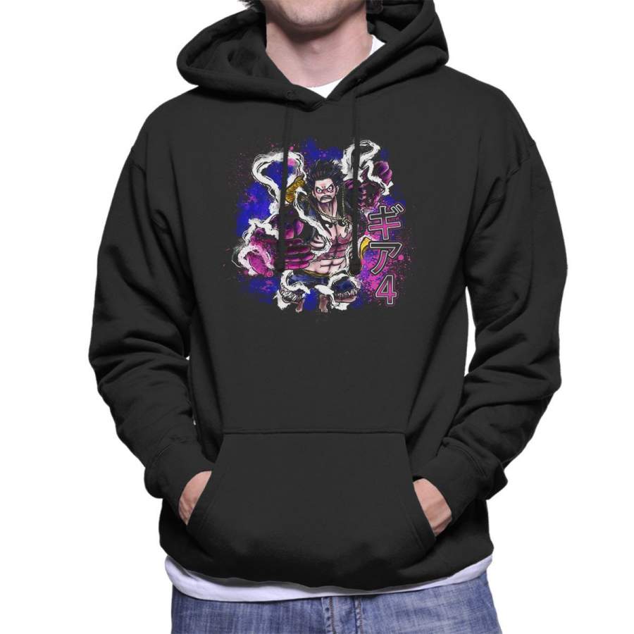 Gear 4 Luffy One Piece Men’s Hooded Sweatshirt