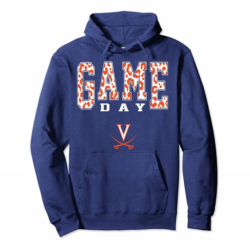 Virginia Cavaliers Game Day – Leopard Pattern Pullover Hoodie, T Shirt, Sweatshirt