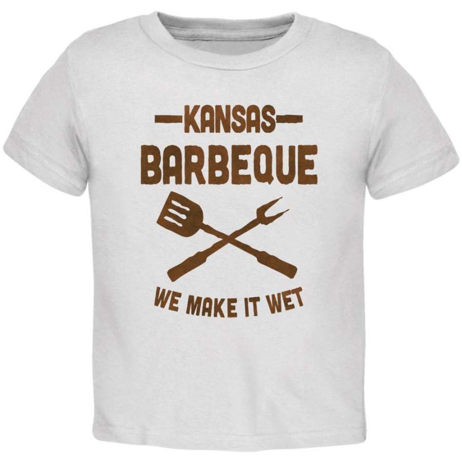 Kansas City Barbeque Make It Wet Toddler T Shirt