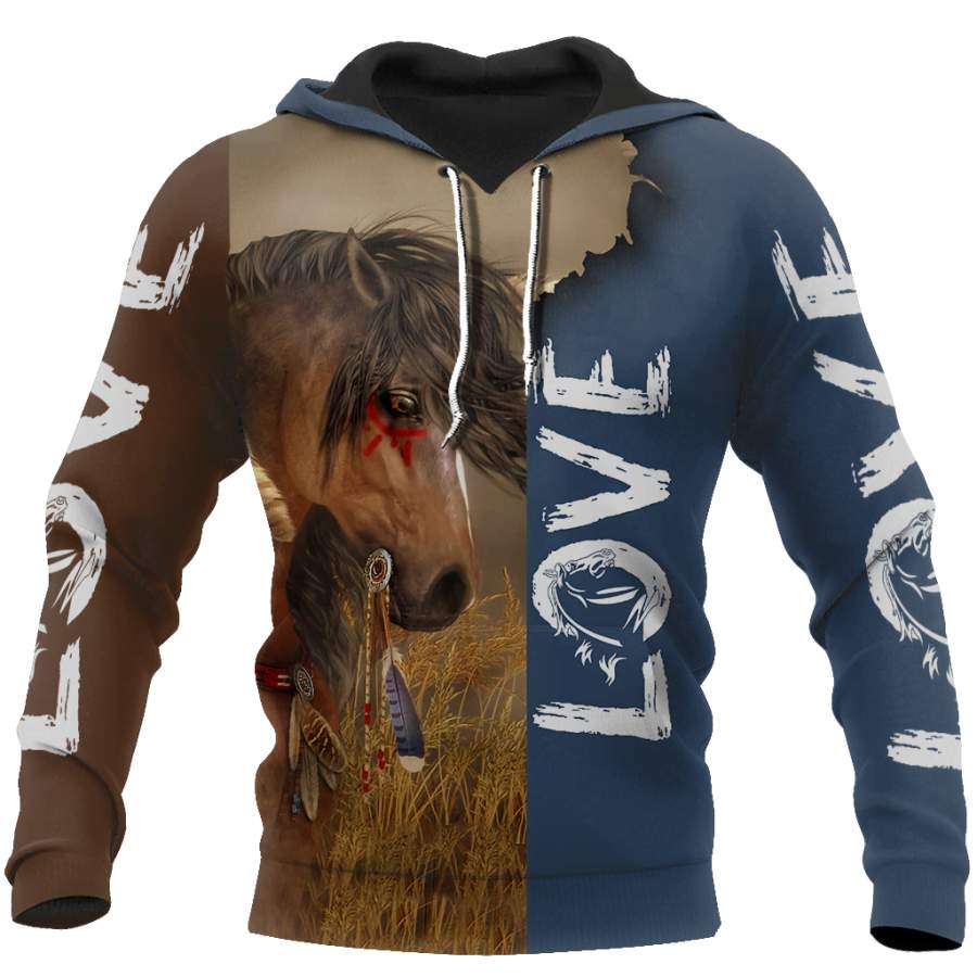 3D Akhal Teke Horse Shirt – Winter Set for Men and Women JJ1613