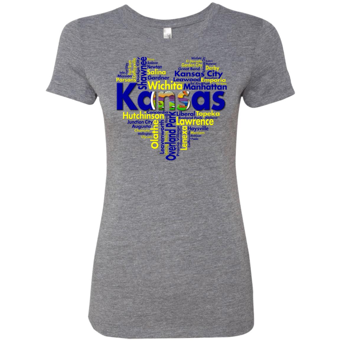 Kansas City Heart T Shirt