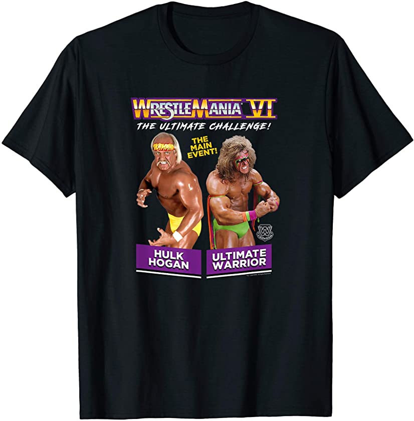 Wrestlemania 6 Hulk v Warrior T-Shirt