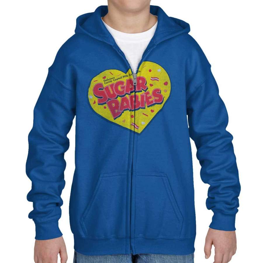 Sugar Babies Candy Youth Zip Hoodie