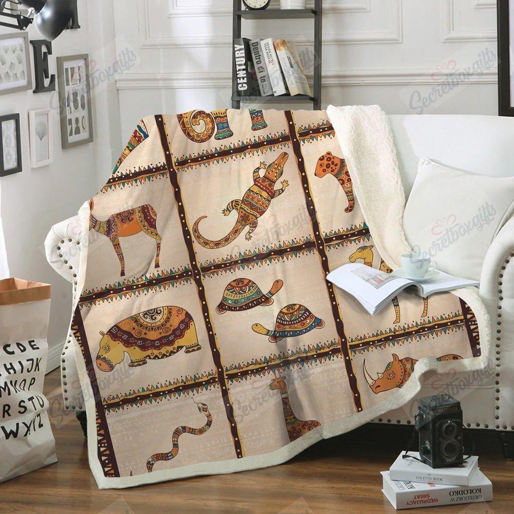 African Animals Yq2701625Cl Fleece Blanket