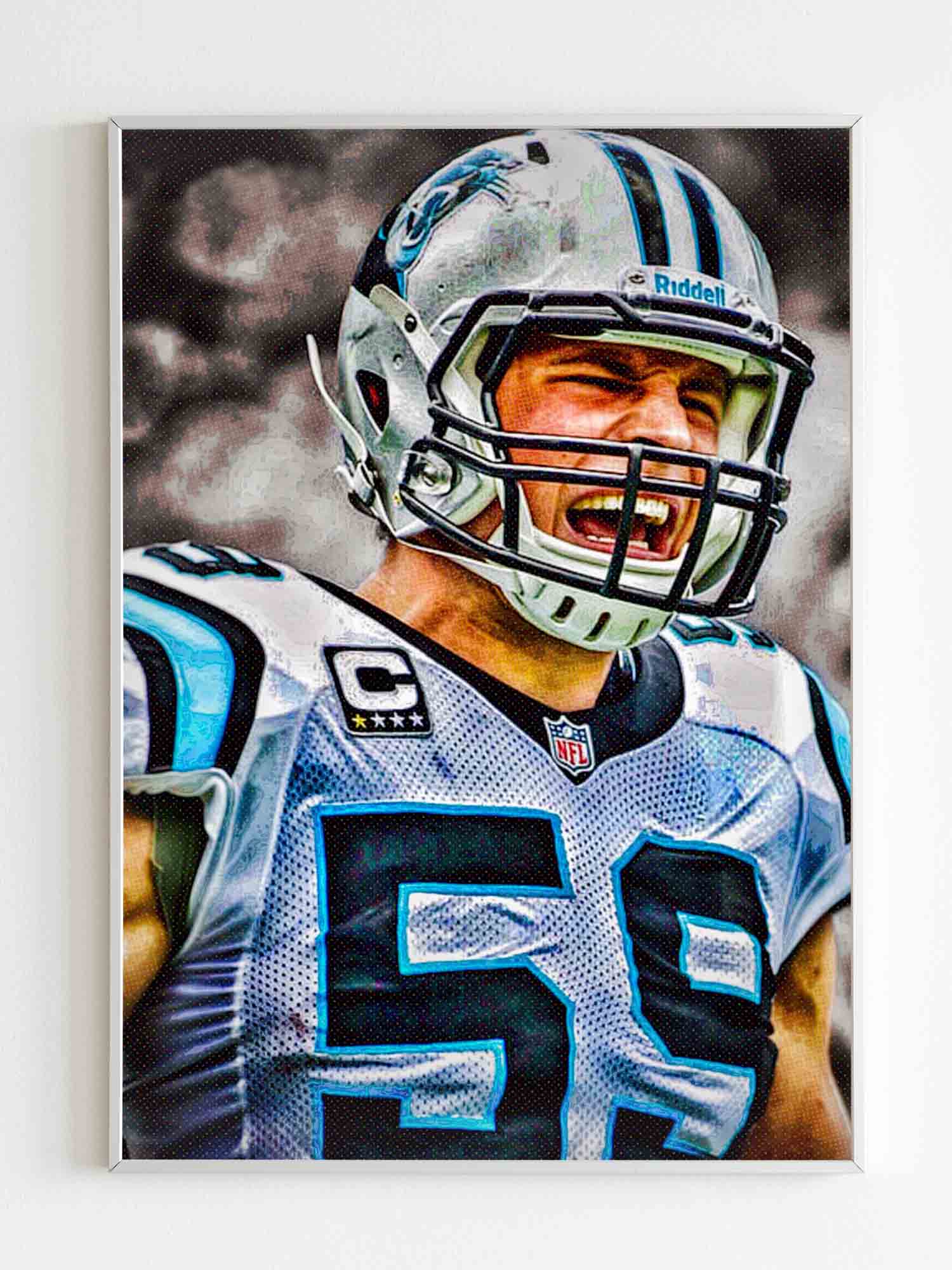 Luke Kuechly Carolina Panthers Poster