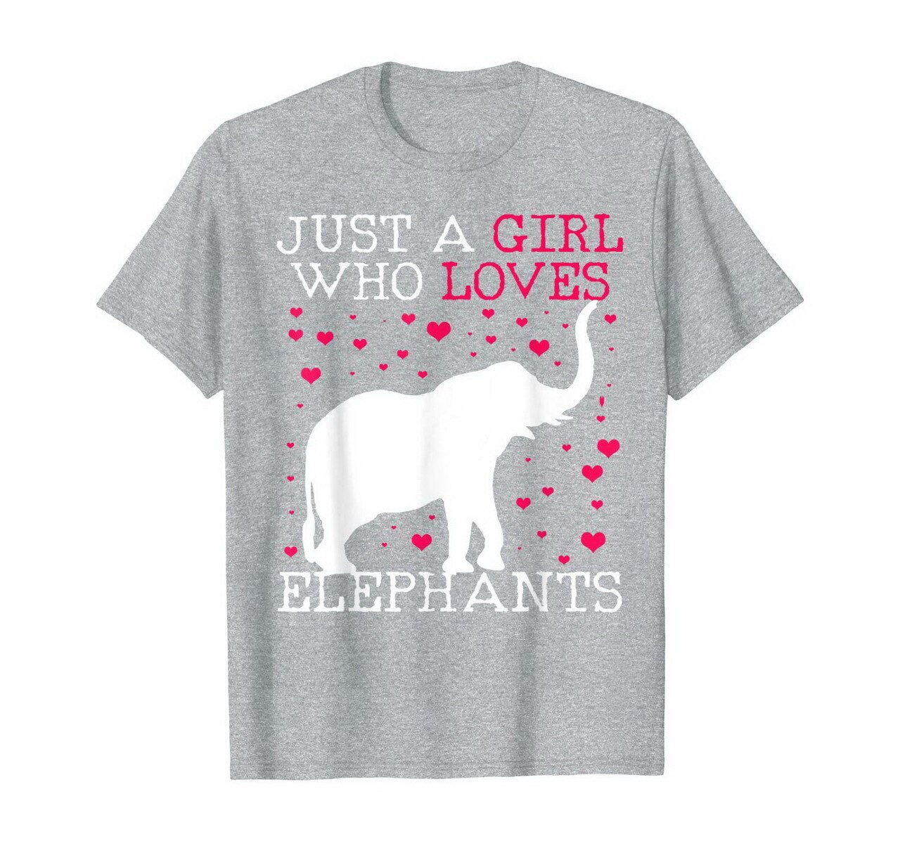 Elephants T-Shirt Elephant Tshirt Just A Girl Who Loves Tee New