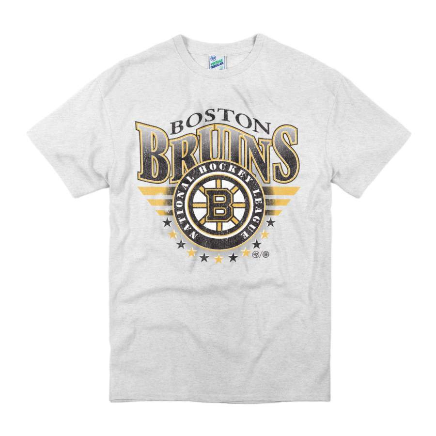 Boston Bruins Lift Off ’47 Vintage Tubular T-Shirt 3D All Over Print