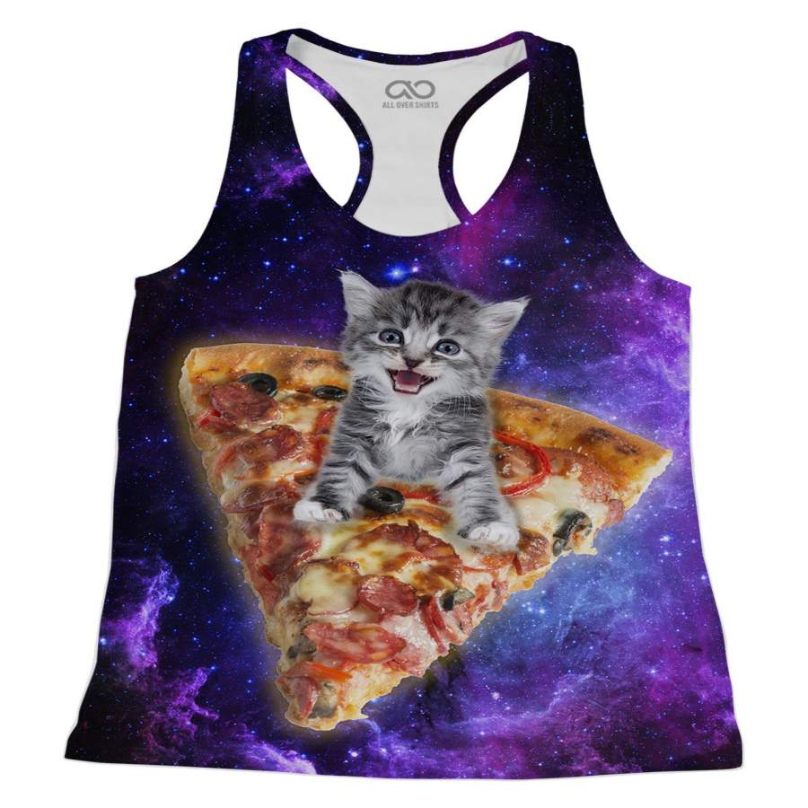 Pizza Kitten Racerback-Tank