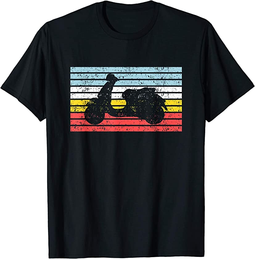 Vintage Scooter Shirt Retro Motor-Scooter Gift For Men Women T-Shirt