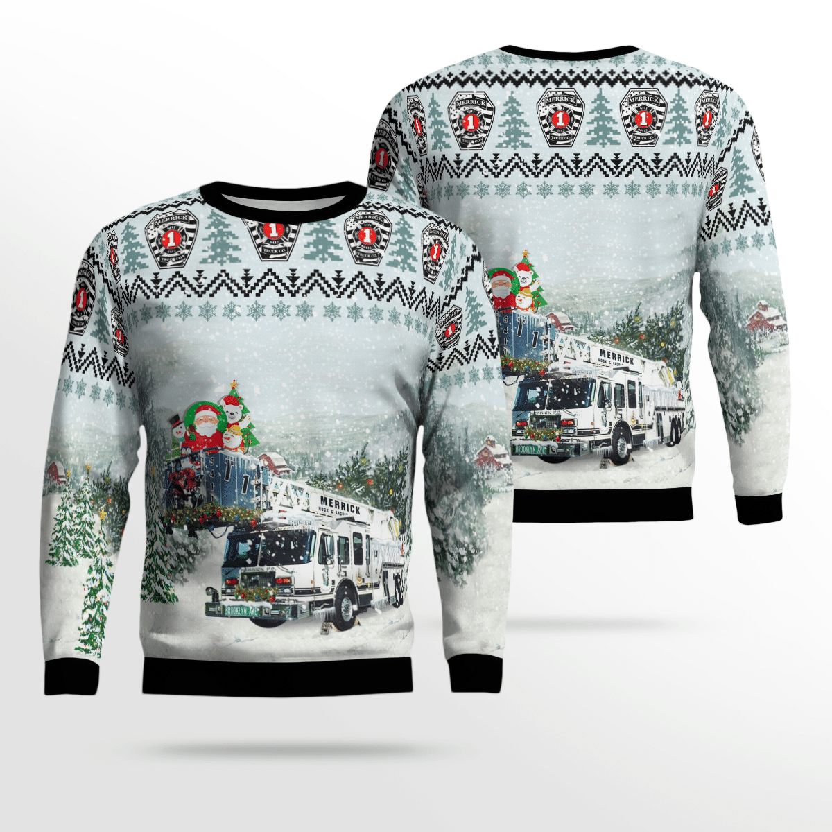 Truck Christmas Aop Sweater, Gift For Christmas Ugly Sweater