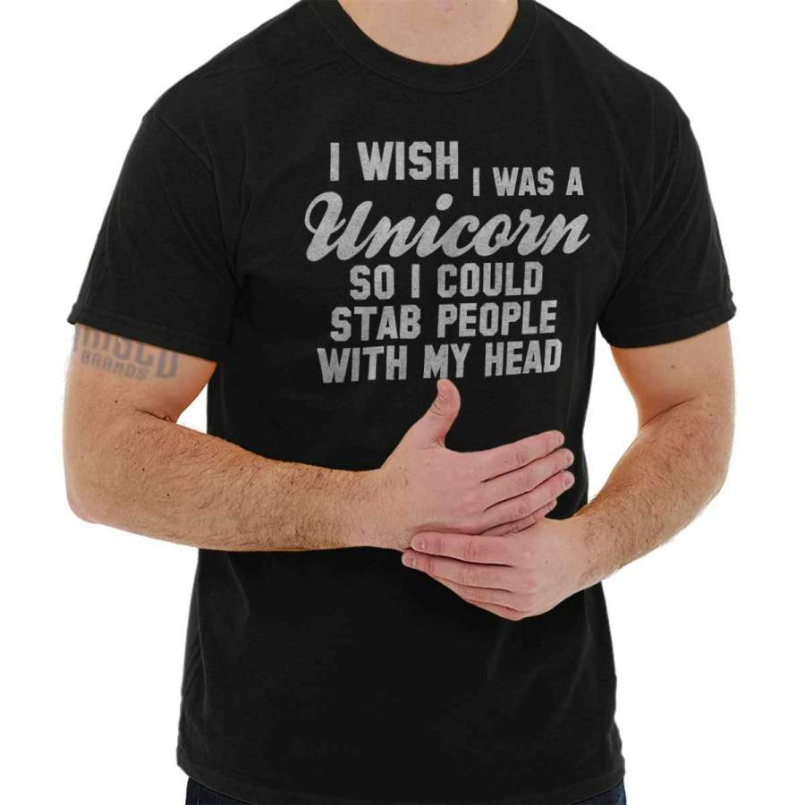 Wish I Was Unicorn T-Shirt Tee