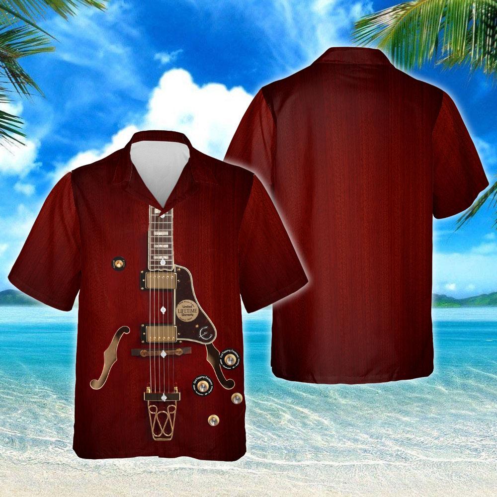 Electric Guitar Hawaii Shirt Ha99299