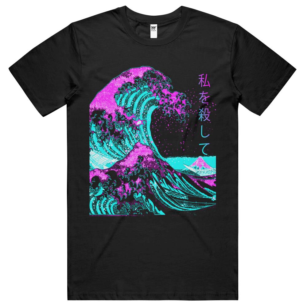 Aesthetic The Great Wave Off Kanagawa – Hokusai T Shirts