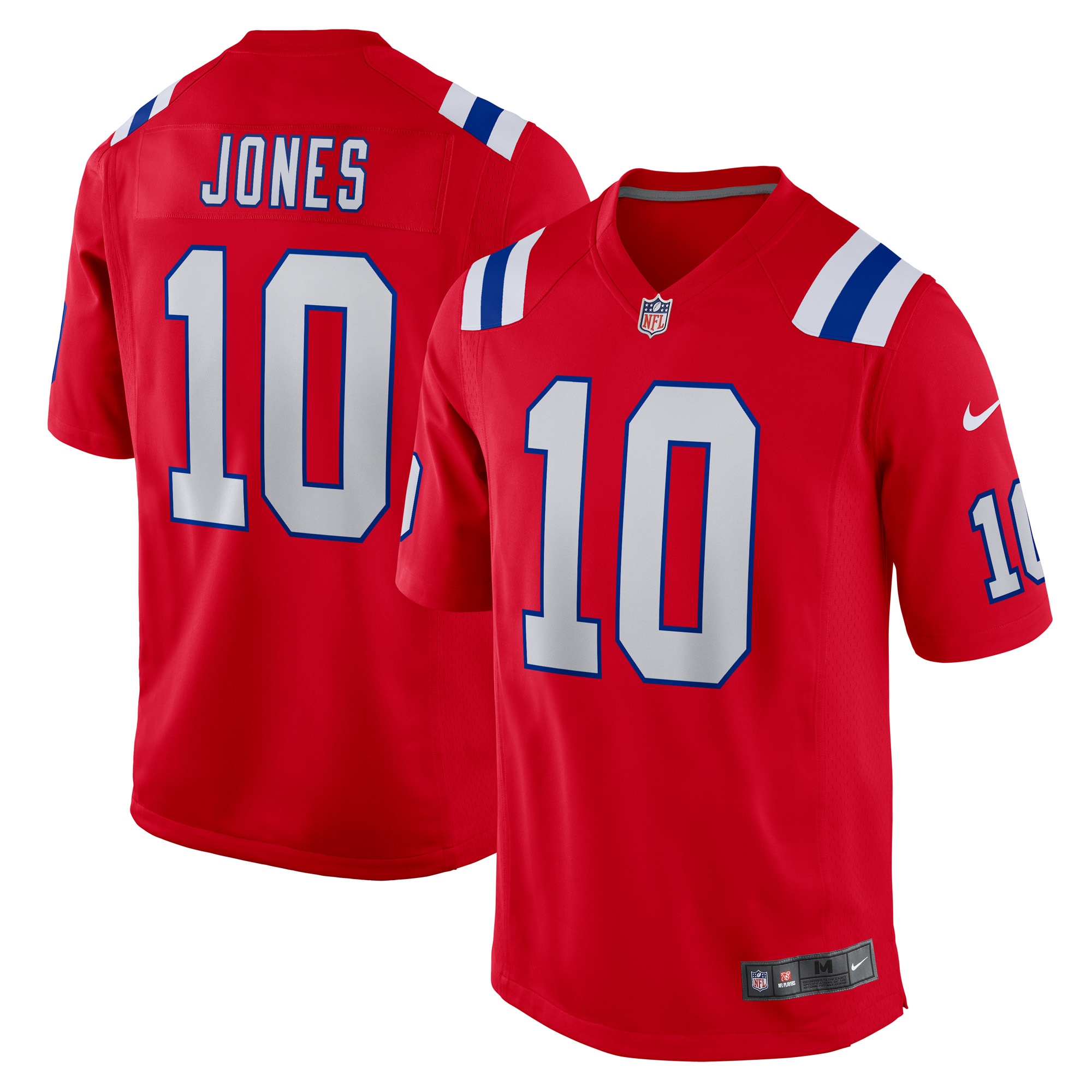 Mac Jones New England Patriots Game Jersey – Red