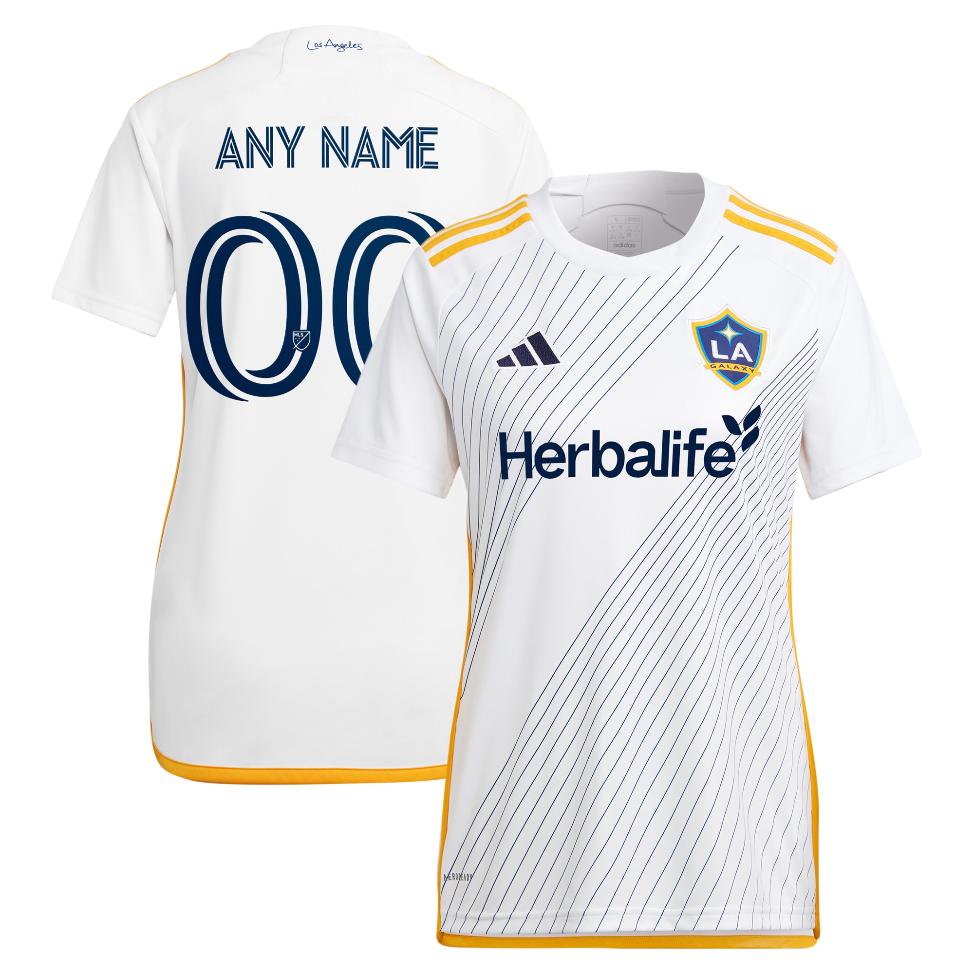 LA Galaxy Women's 2024 Angeleno Kit Replica Custom Jersey – White