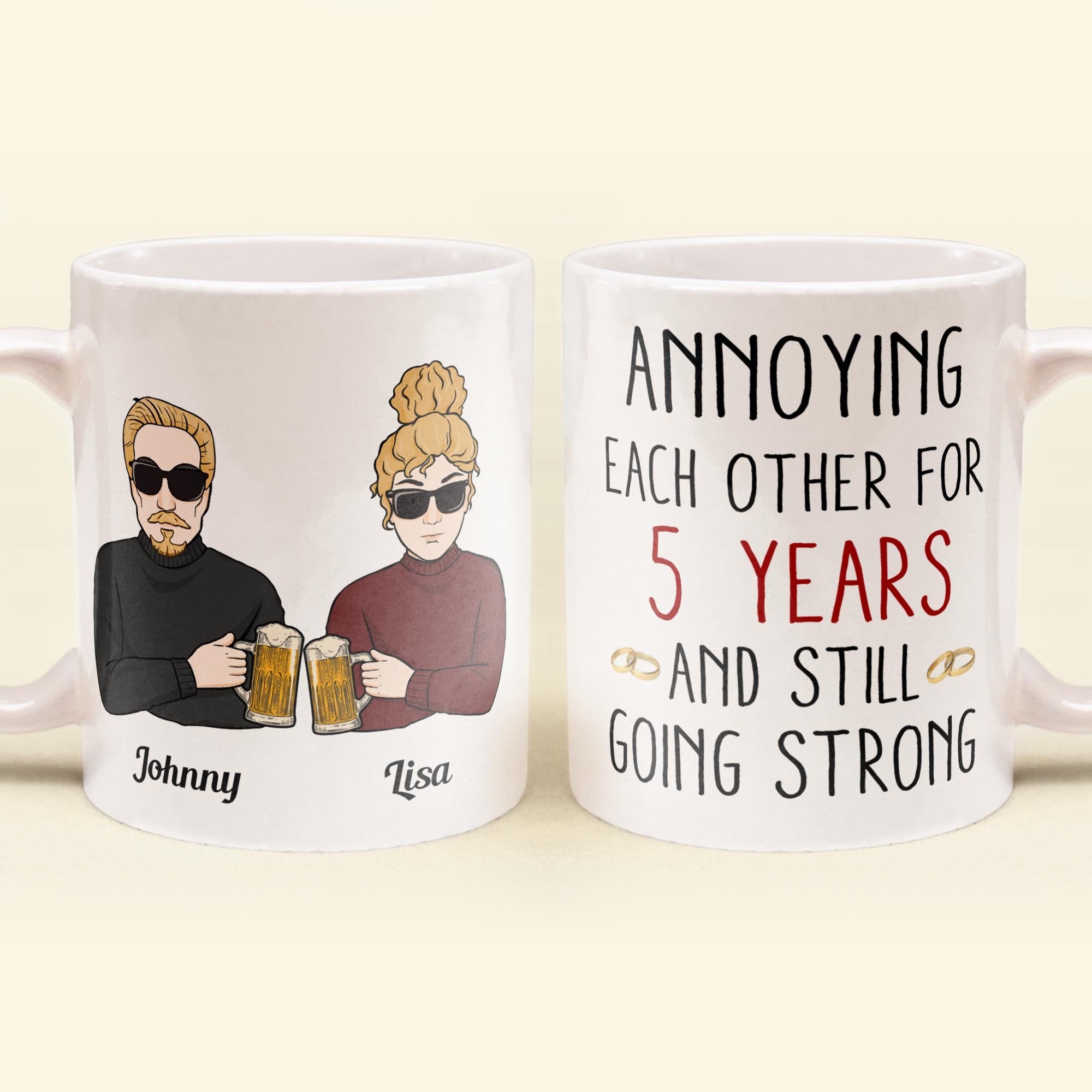 Annoying Each Other – Personalized Mug – Valentine’S Day, Christmas Gift For Couple, Husband, Wife, Girlfriend, Boyfriend