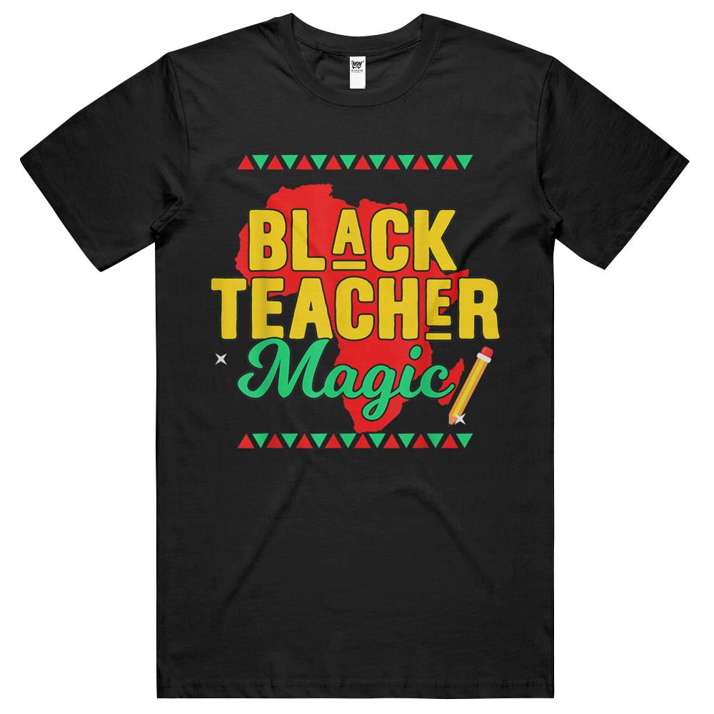 Teach Black History Month Kids Black Teacher African Pride T Shirts