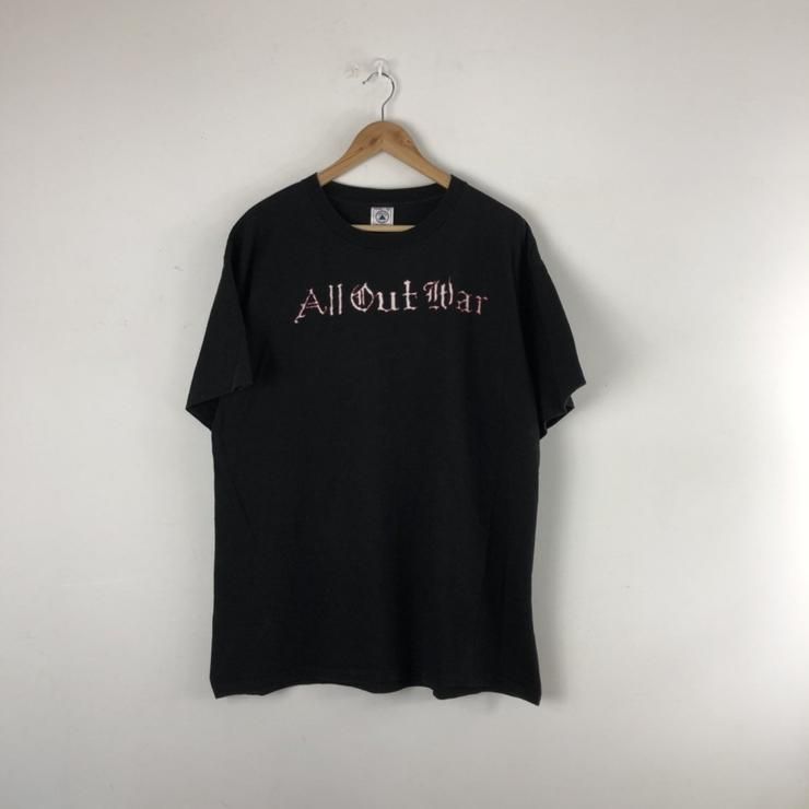 Vintage All Out War Shirt Metal Band Hardcore Band Punk Rock Concert Shirt