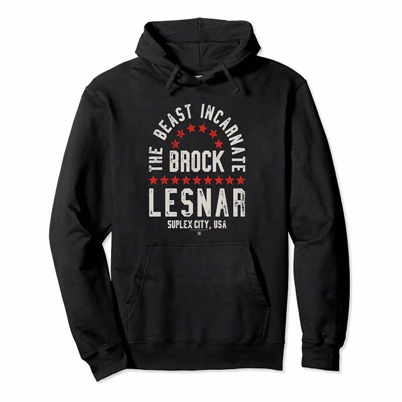 WWE The Beast Incarnate Brock Lesnar Fight Type Pullover Hoodie