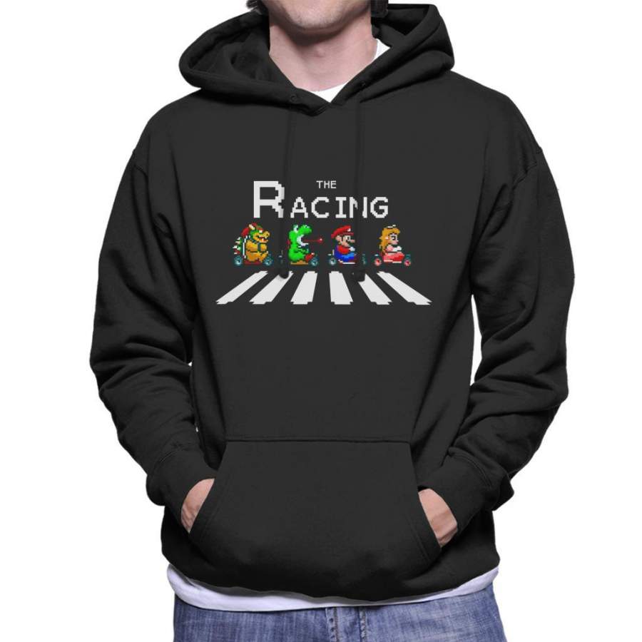 The Racing Super Mario Kart Abbey Road Men’s Hooded Sweatshirt