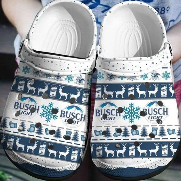 Christmas Gifts Busch Light Beer Adults Kids Crocs Shoes Crocband Clog For Men Women Ht