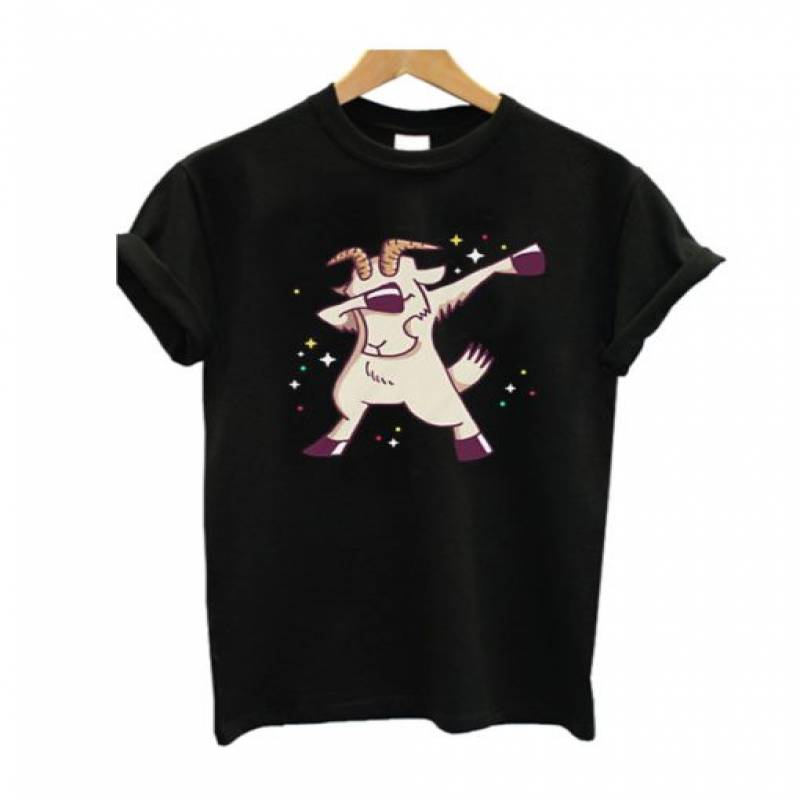 Cute Dabbing Goat Cartoon T-Shirt