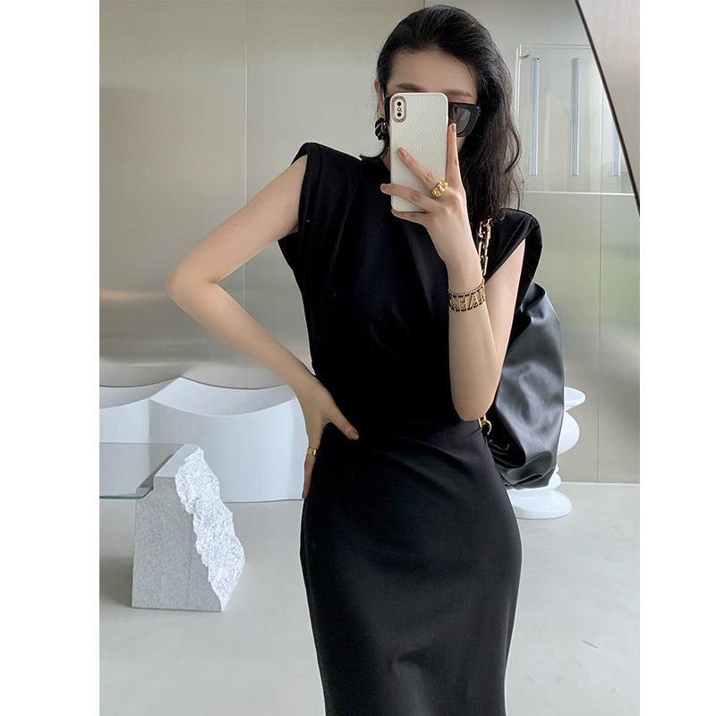 All Season Spring Summer Sexy Casual For Women’s A-Line Dress Solid Thin Soft Slim Sexy Skirt Grace Party Office-Lady alx