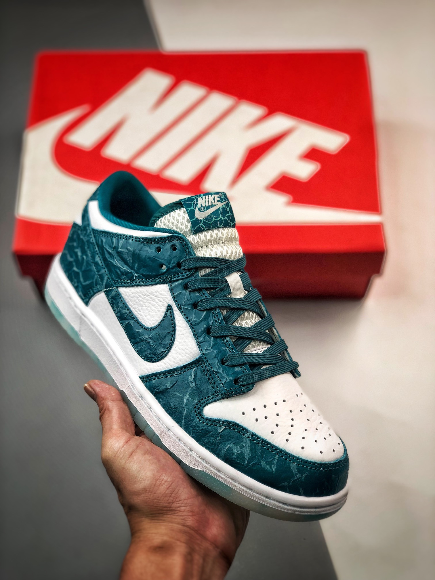 Nike Dunk Low Ocean Summit WhiteBright Spruce DV3029-100 5339399