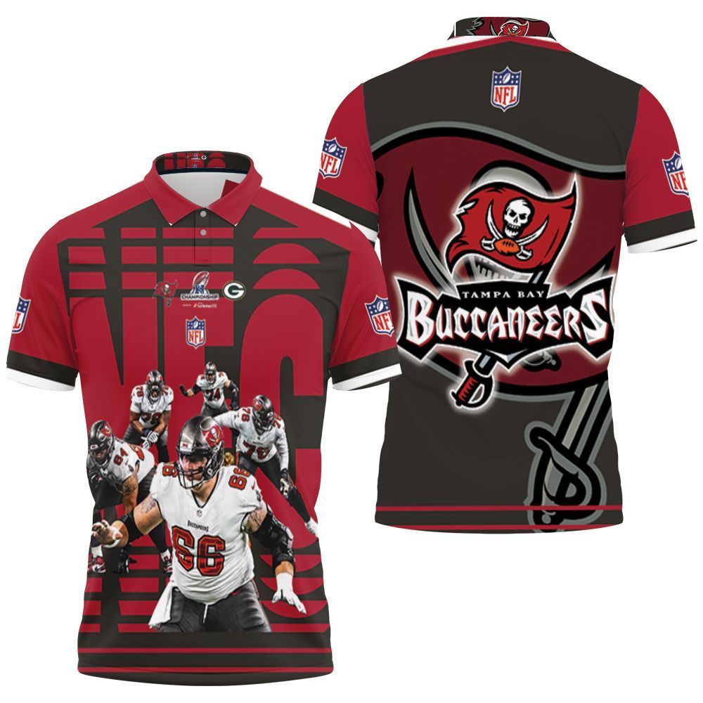 American Tampa Bay Buccaneers South Division 2021 3D Polo Shirt All Over Print Jersey