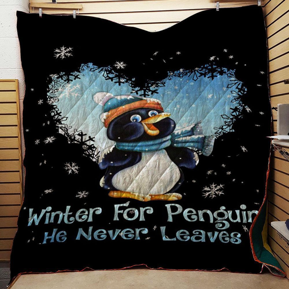 Penguins Winter Quilt Tdhtl