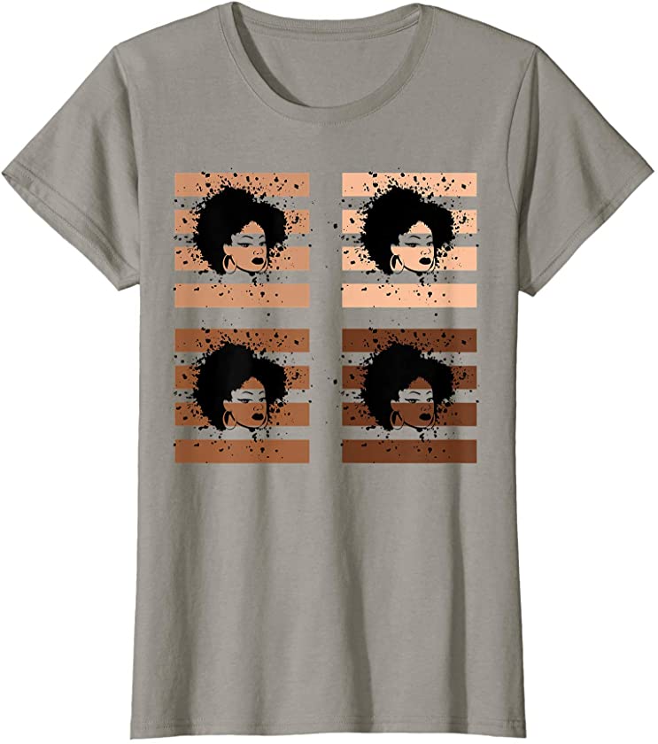 Womens Strong Black Empowering Melanin Women T-Shirt