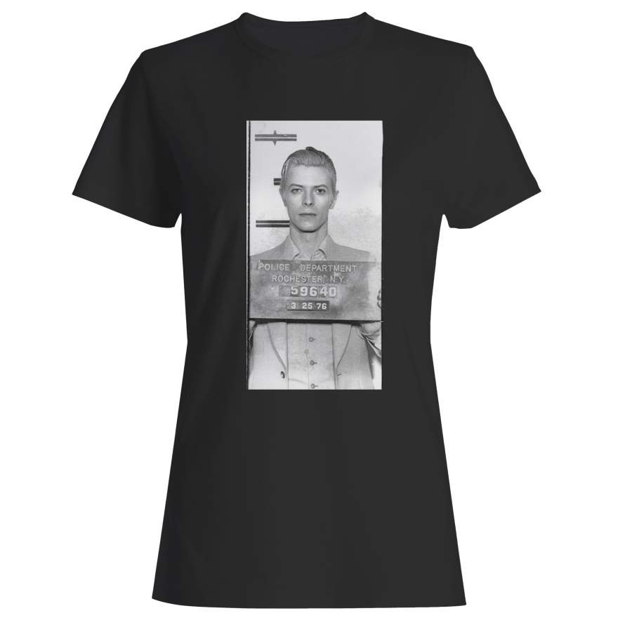 David Bowie Mugshot Woman’s T-Shirt