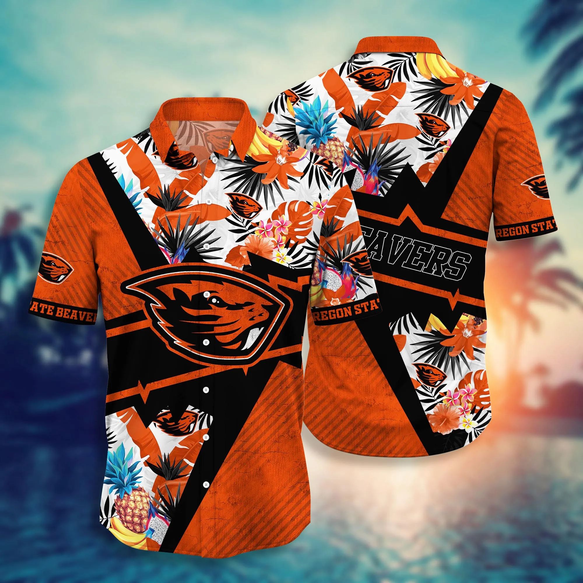 Oregon State Beavers NCCA Hawaiian Shirt Mosquito Bites Aloha Shirt