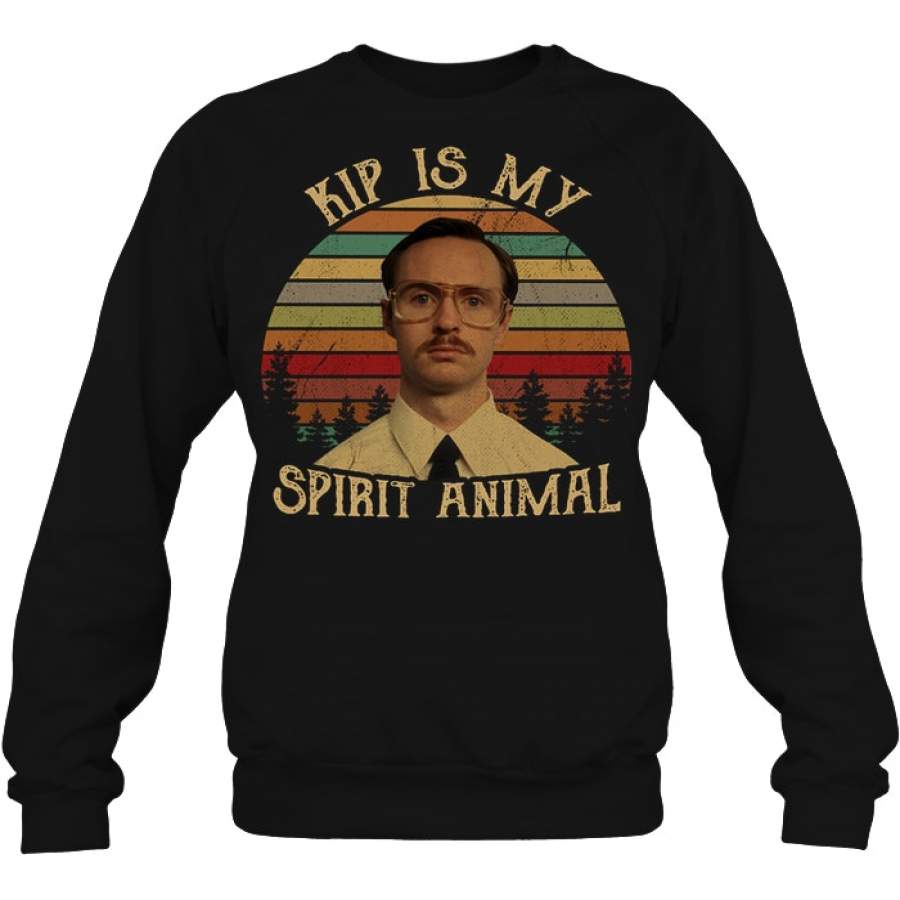 Aaron Ruell Napoleon Dynamite Kip Is My Spirit Animal Vintage Sweatshirt