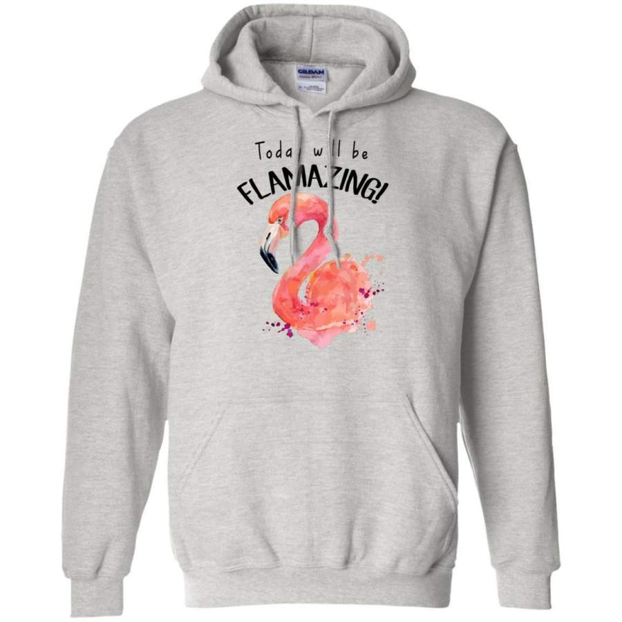 AGR Flamingo Today Will Be Flamazing Shirt Hoodie