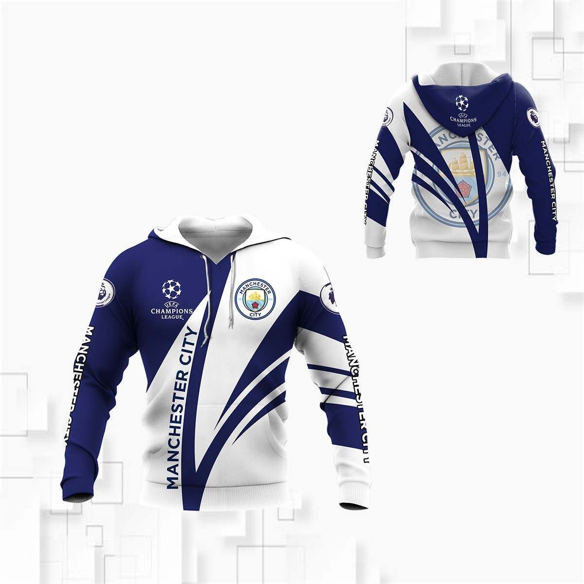 3D All Over Printed Manchester City NQP-VA Shirts Ver3 (White Blue)