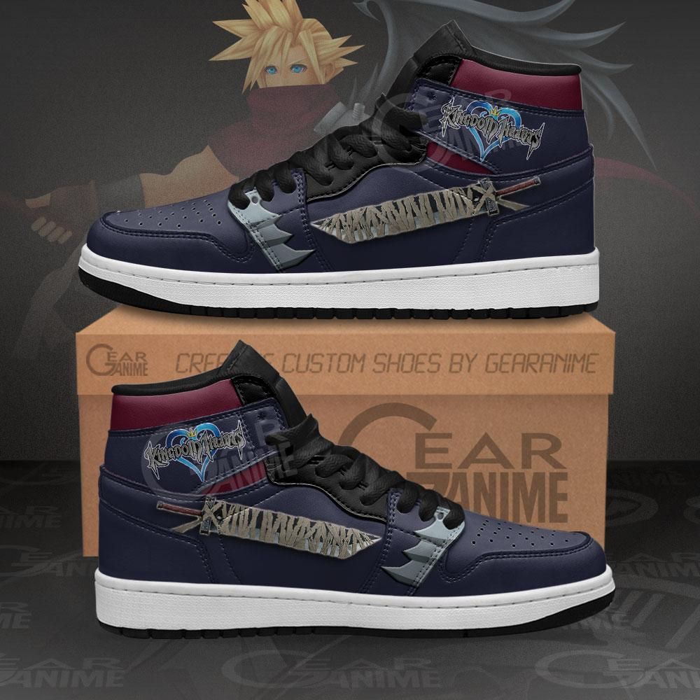 Kingdom Hearts Cloud Sword Anime Air Jordan Shoes Sport Sneakers