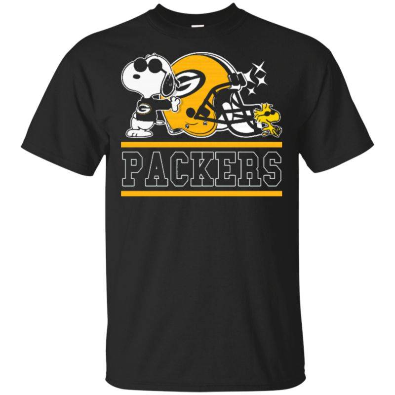 Cover Your Body With Amazing The Green Bay Packers Joe Cool And Woodstock Snoopy Mashup Shirts