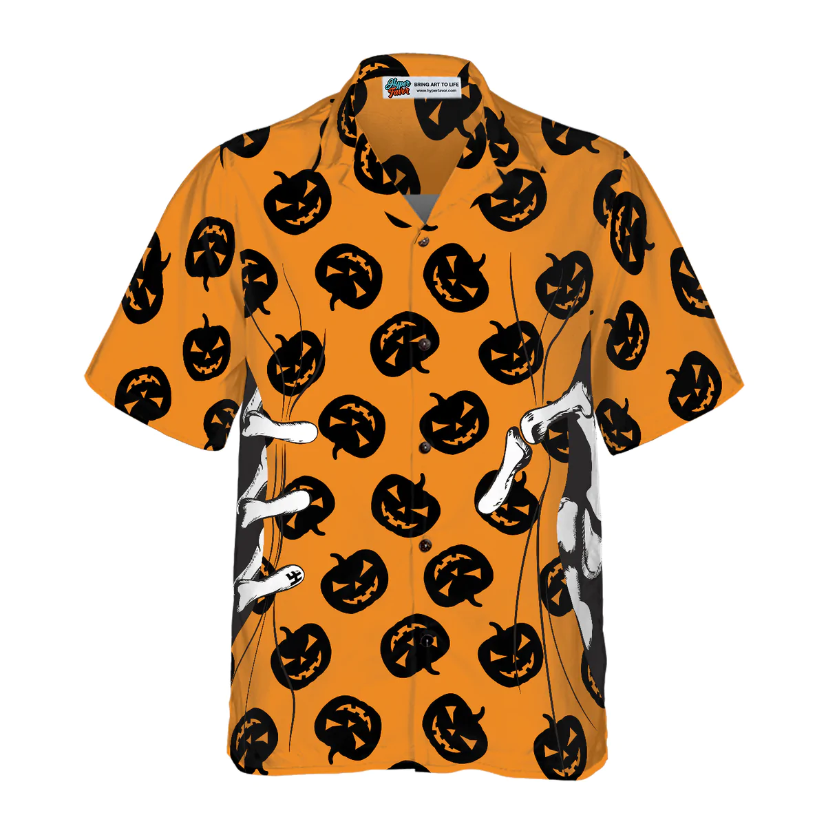 Halloween Skeleton Hand Hawaii Funny Shirt Ha65272