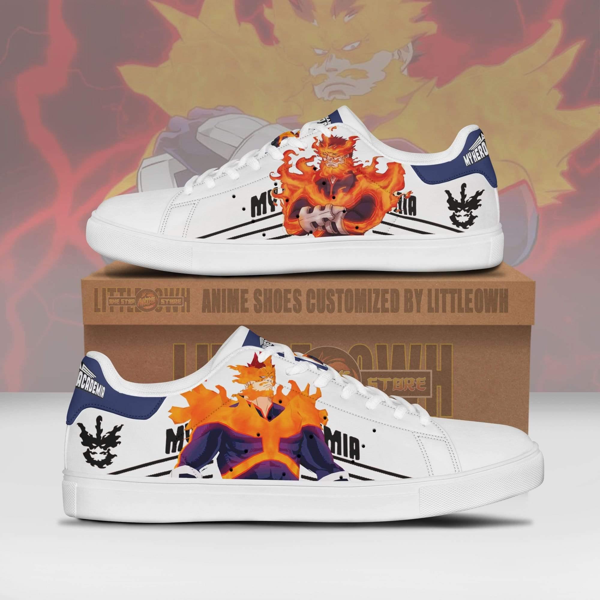 Endeavor Sneakers Custom My Hero Academia Anime Shoes