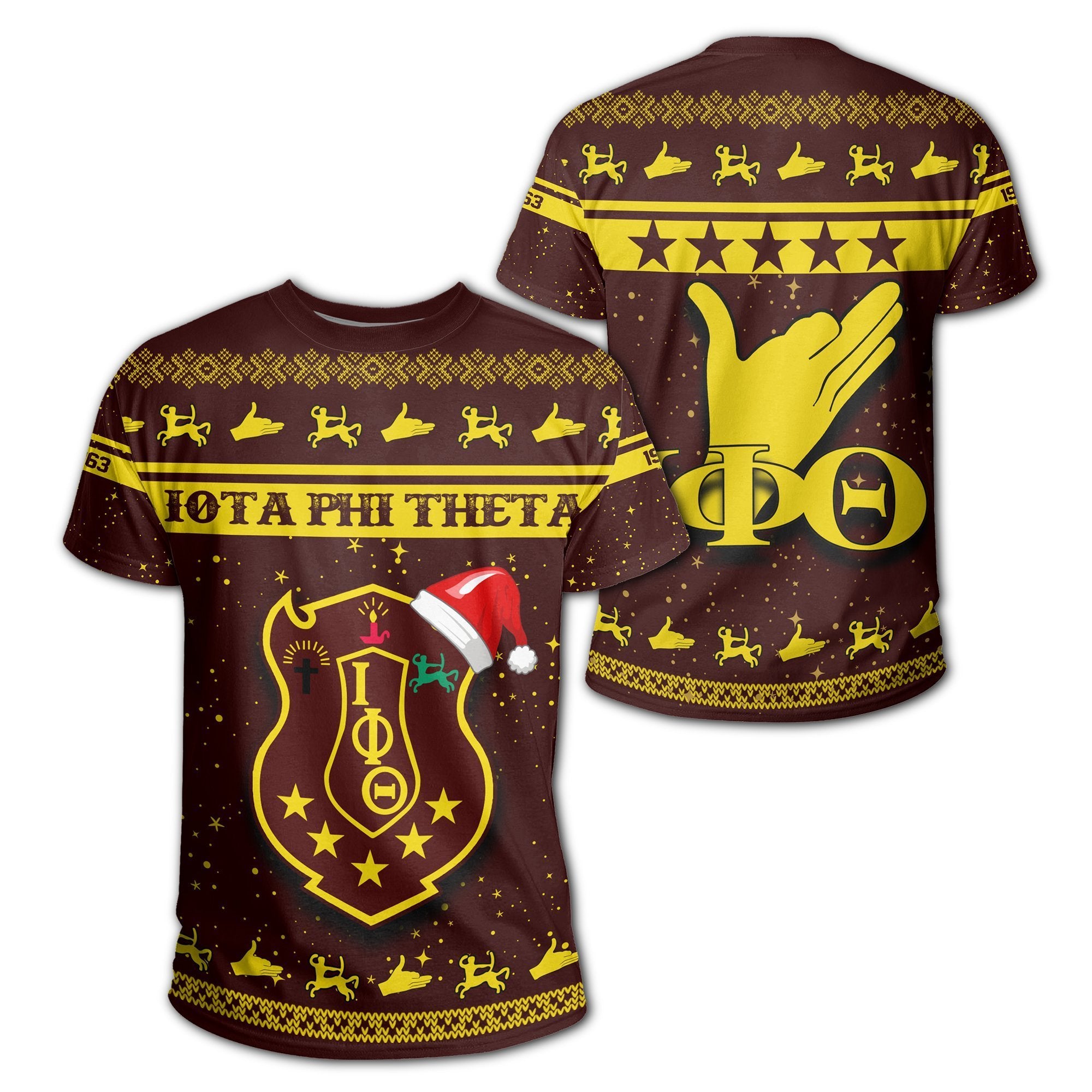 Greek Life T-Shirt – Iota Phi Theta Christmas Bagslobby T-Shirt