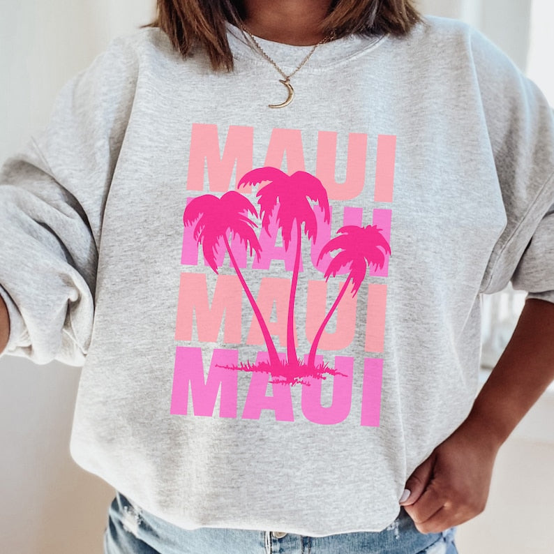 Pray For Maui Sweatshirt, Hurricane Dora Relief, Hawaii Lahaina Maui, Maui Wildfires, Maui Strong Support For Hawaii Fire Victims Sws2038