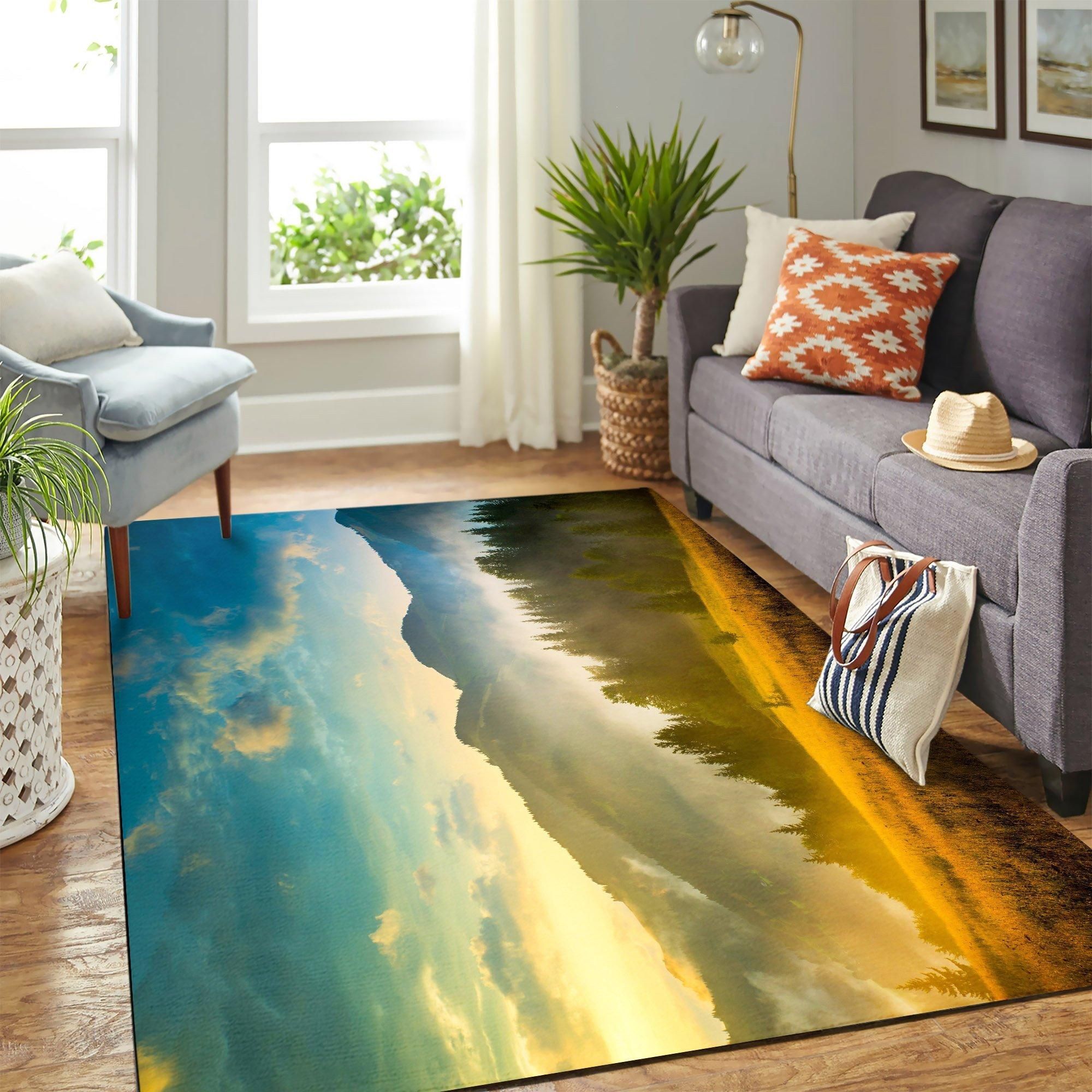 Beautiful Landscape Area Rug Geeky Carpet – home decor – Bedroom Living Room decor