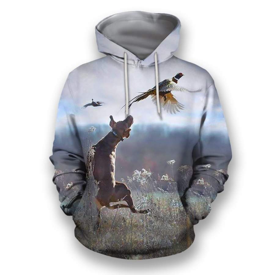 All Over Printed Hunting Dog Shirts